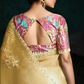 Yellow Designer Organza Saree: Effortless Elegance for Every Occasion