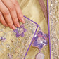 Mehar Organza Saree In Beige