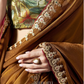 Ambara Diamond Soft Satin Saree In Brown