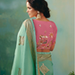 Aakashika Dola Silk Saree in sky blue
