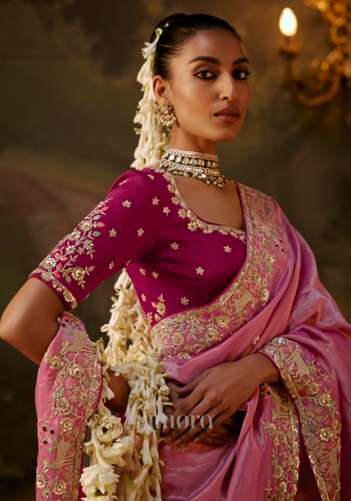 intricately embroidered blouse,