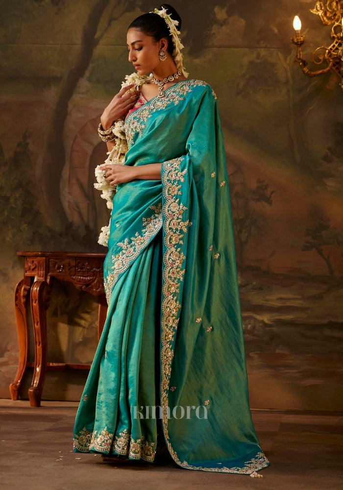 embroidered heavy Zari work blouse