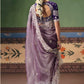 Mohini Fancy Tissue Rich Embroidered Saree In Lavender