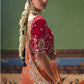 Parijata Fancy Tissue Rich Embroidered Saree In Peach
