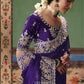 Bindiya Fancy Tissue Zari Embroidered Saree In Blue