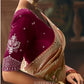 Lekha Tissue Silk Sequence Embroidered Saree In Olive Gold