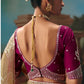 Lekha Tissue Silk Sequence Embroidered Saree In Olive Gold