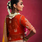 Urwashi Natural Silk Handcrafted Saree in Mustard yellow