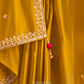 Isha Soft Silk Handwork Saree in Yellow