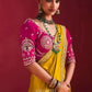 Isha Soft Silk Handwork Saree in Yellow