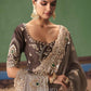 Juhi Fancy Tissue Rich Embroidered Saree In Brown