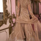 Celina Hand-Crafted Beige Palazzo Set