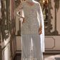 Eva Pearl Net Couture Sharara Set