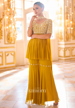Tuscan Gold Peplum set