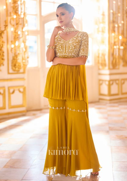Tuscan Gold Peplum set