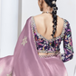 Pink Silk Saree with Embroidered Blouse – A Perfect Blend of Grace & Elegance