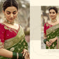 Regal Green Silk Saree – A Timeless Classic