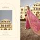 Pink Banarasi Silk Saree with Gold Zari Weaving