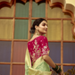 Ethereal Mint Green Silk Saree – A Graceful Heritage