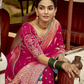 Bold & Beautiful Pink Banarasi Saree – A Classic Statement