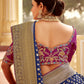 Royal Blue Banarasi Silk Saree with Zari Weaving