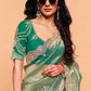 Zoya Tissue Silk Saree in Mint Green