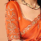 Sia Soft Organza Saree in Orange