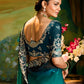 Dual Tone Saree With Zari & Sequin Embroidery