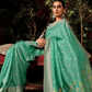 EMBRACE TIMELESS GRACE WITH THE SEA GREEN SERENITY SAREE BY KIMORA - Kimora.in