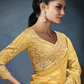 Tissue Embroidered Fancy Heavy Border Saree