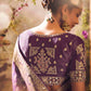 Lavender Silk Saree