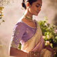 The Golden Lavender Serenade: A Dream Woven in Silk