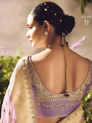 The Golden Lavender Serenade: A Dream Woven in Silk