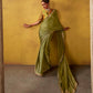 OLIVE GREEN SAREE : HERITAGE AND ELEGANCE