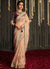 Priveg Tissue Silk Saree in Peach
