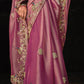 Exquisite Purple Designer Tissue Silk Saree: A Masterpiece of Elegance and Craftsmanship