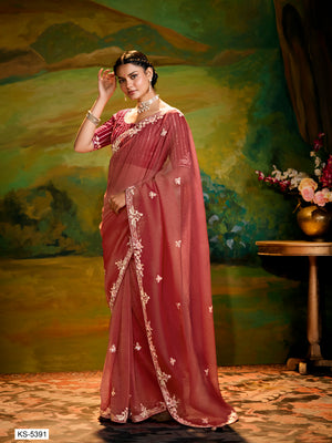 Classic Red Saree with Red Blouse — The Eternal Symbol of Grace