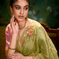 Olive green Pure Silk Saree