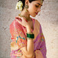 Royal Purple Banarasi Silk Saree with Traditional Zari Weaving