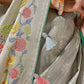 Elegant Grey Designer Saree
