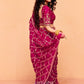 Rooh Tissue Silk Saree in Red