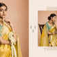 Yellow Kanjivaram Silk Saree with Sea Green Embroidered Blouse – A Timeless Heritage Ensemble