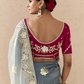 Shaded Grey Tussar Silk Saree