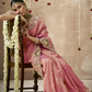 Pink Bridal Saree