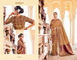 Kimora Tawny Brown Kanjivaram Saree